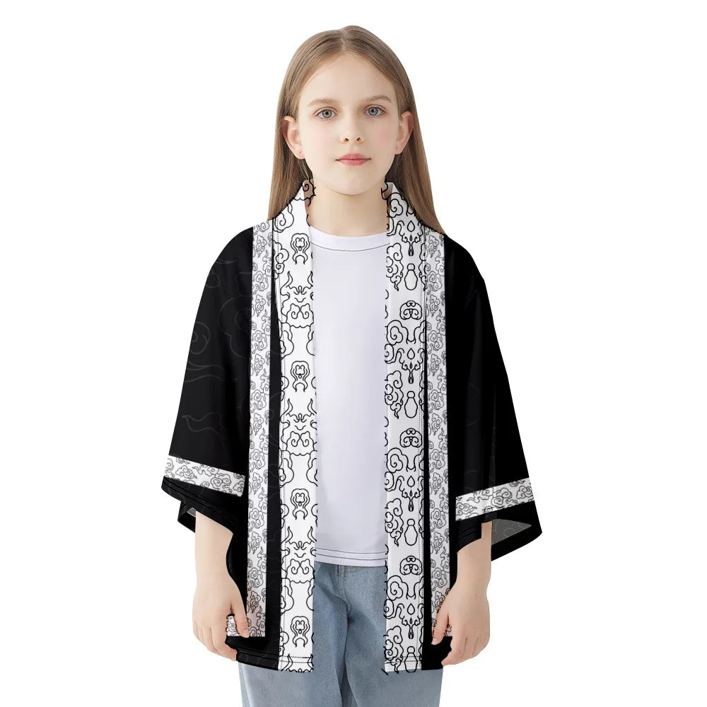 Black Cloud Yukata Top