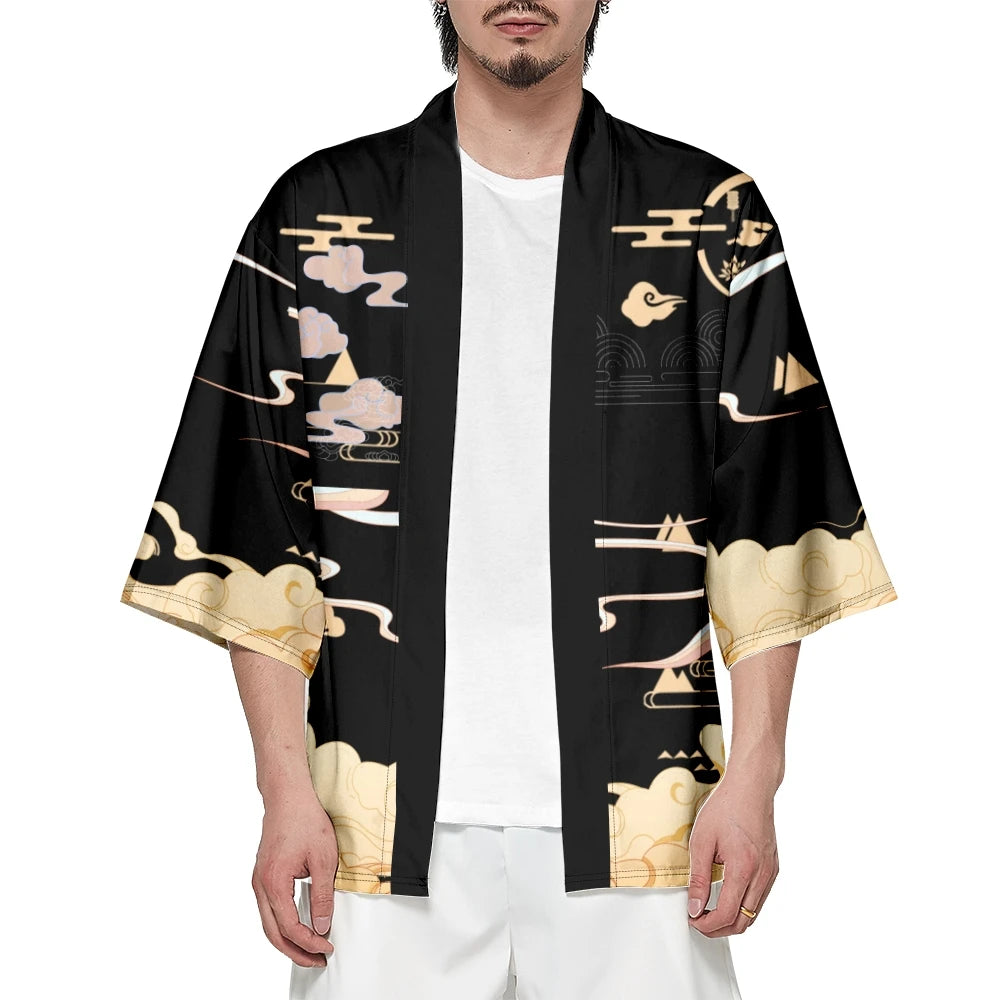 Kitsune Nine Tailed Fox Yukata Top