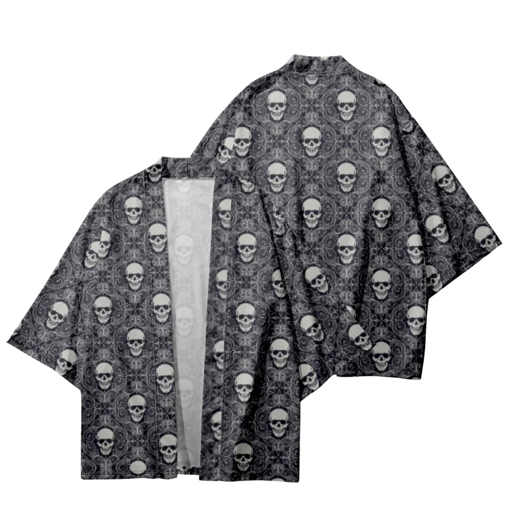 Skull Yukata Top