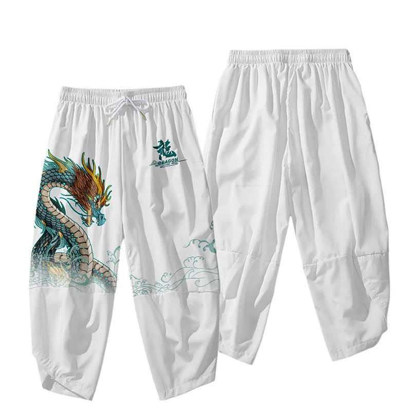 White Dragon Yukata Set