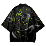 Green Dragon Yukata Top