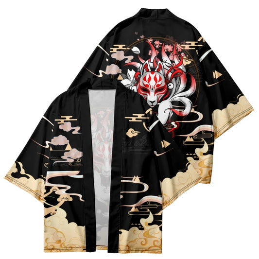 Kitsune Nine Tailed Fox Yukata Top