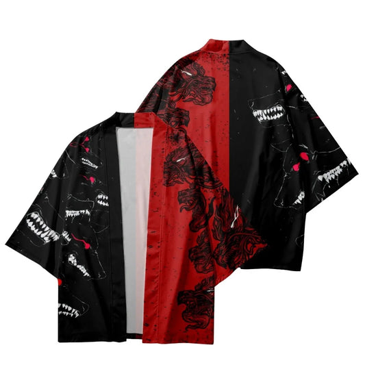 Wolves and Dragons Yukata Top