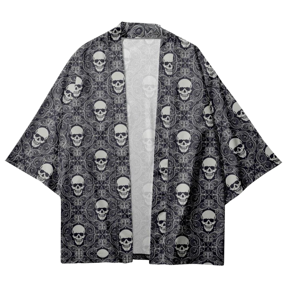 Skull Yukata Top