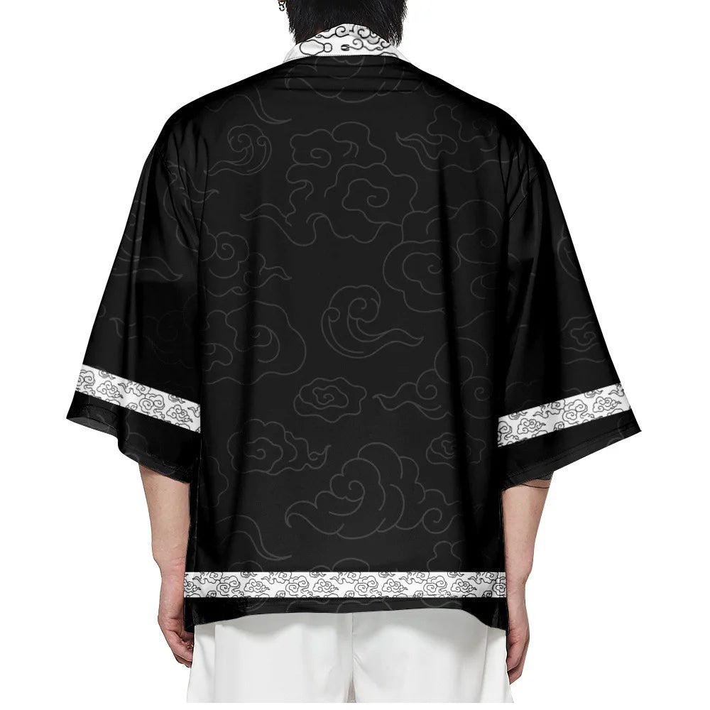 Black Cloud Yukata Top