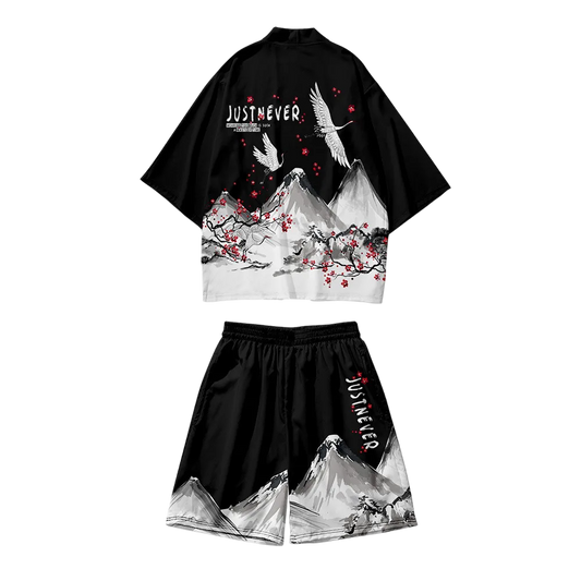 Black Just Never Yukata Set