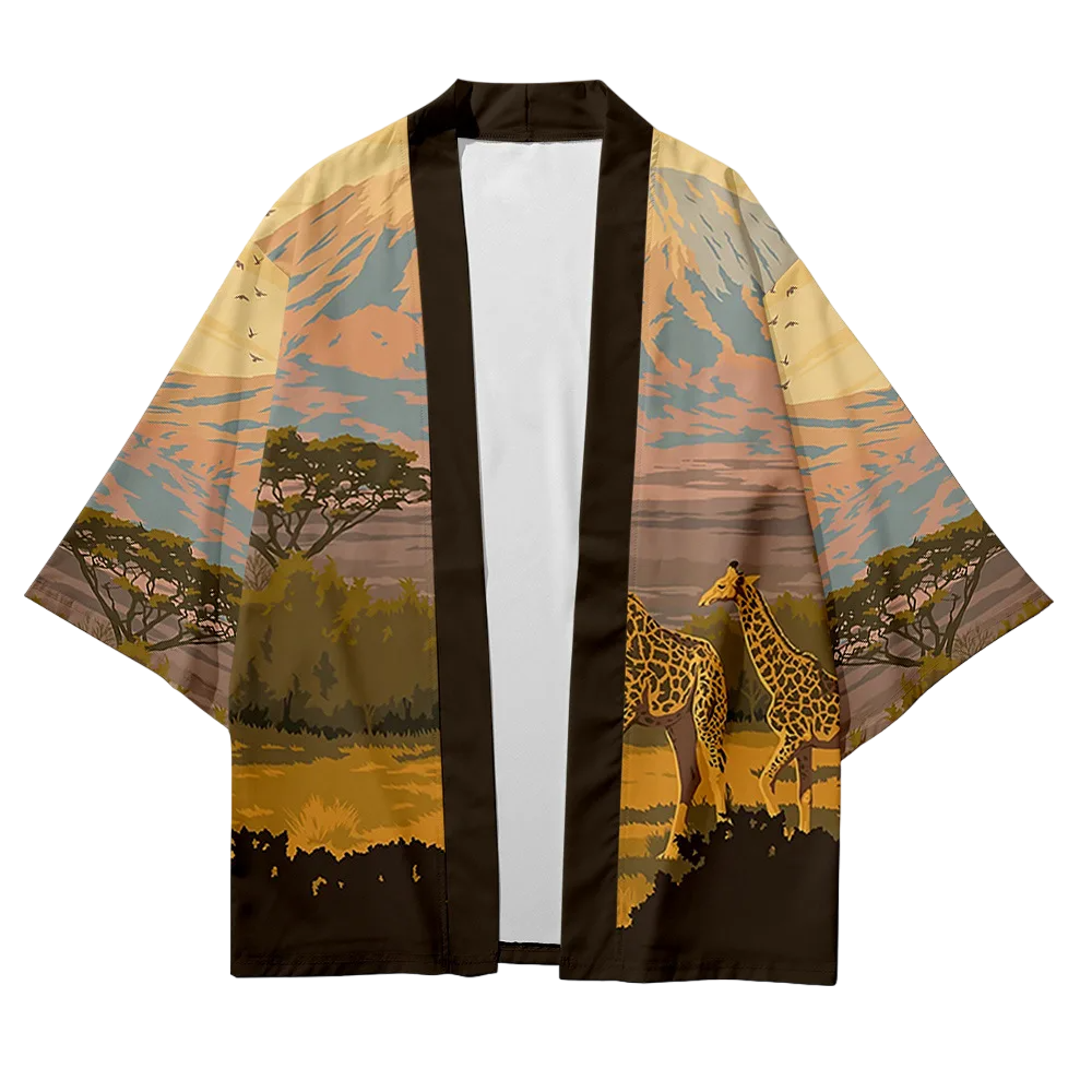 Safari Yukata Top