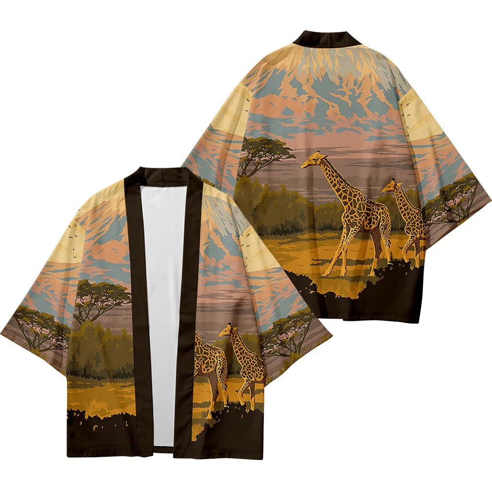 Safari Yukata Top