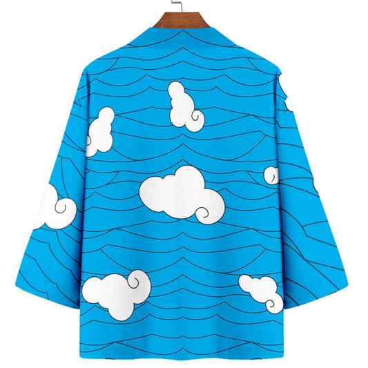 Clouds Yukata Top