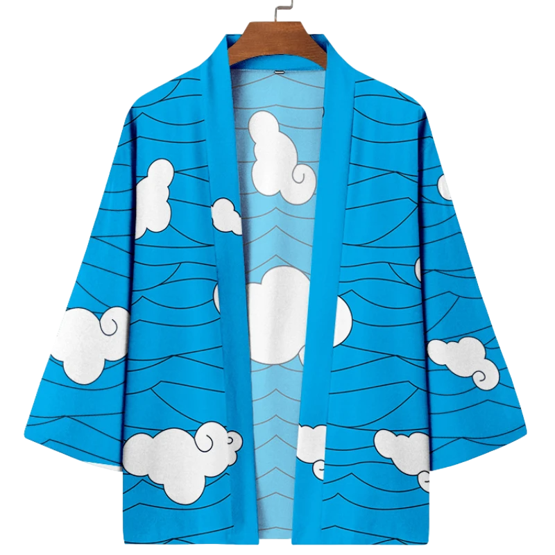 Clouds Yukata Top