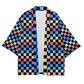 Rainbow Checkerboard Yukata Top