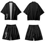 Black Rose Yukata Set