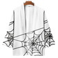 White Spider Web Yukata Top