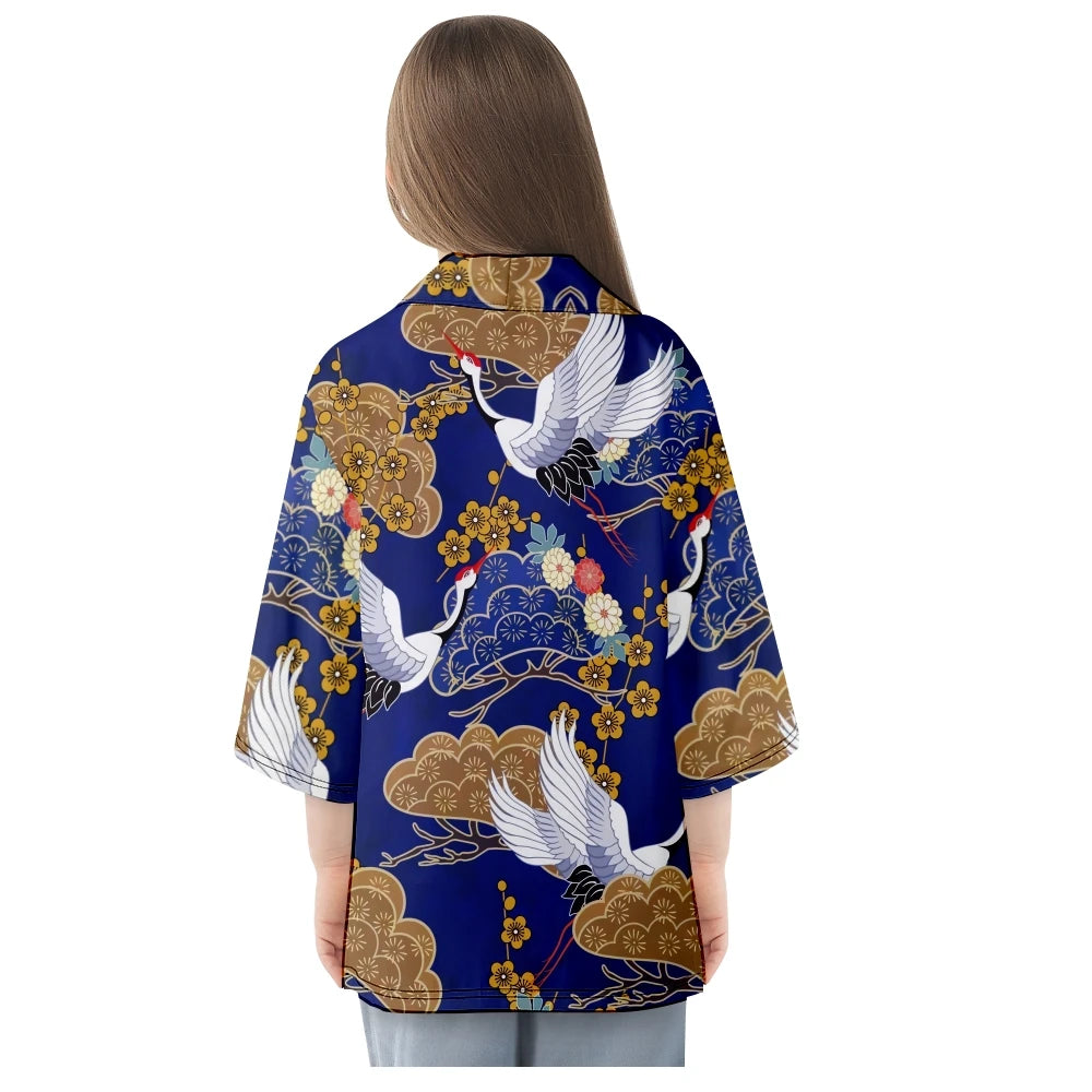 Crane Yukata Top