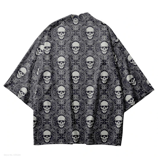 Skull Yukata Top