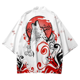 White Wolf Yukata Top