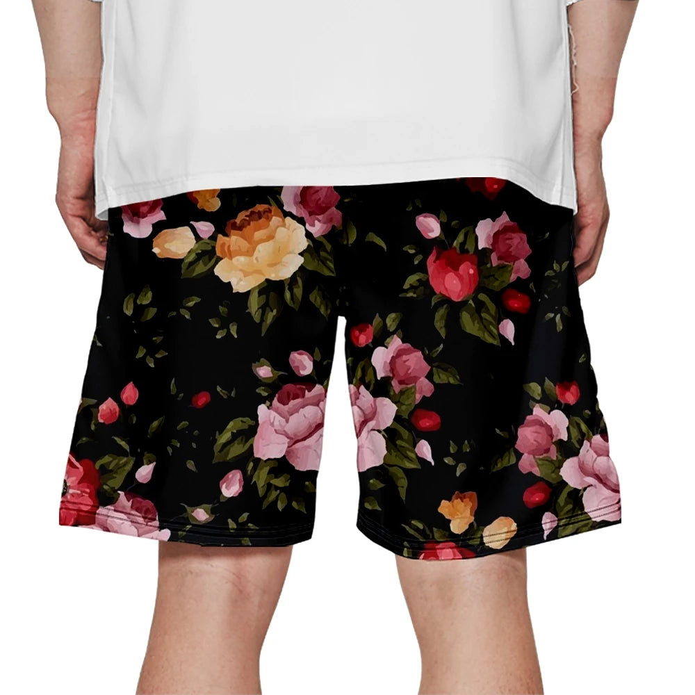 Flower Yukata Shorts