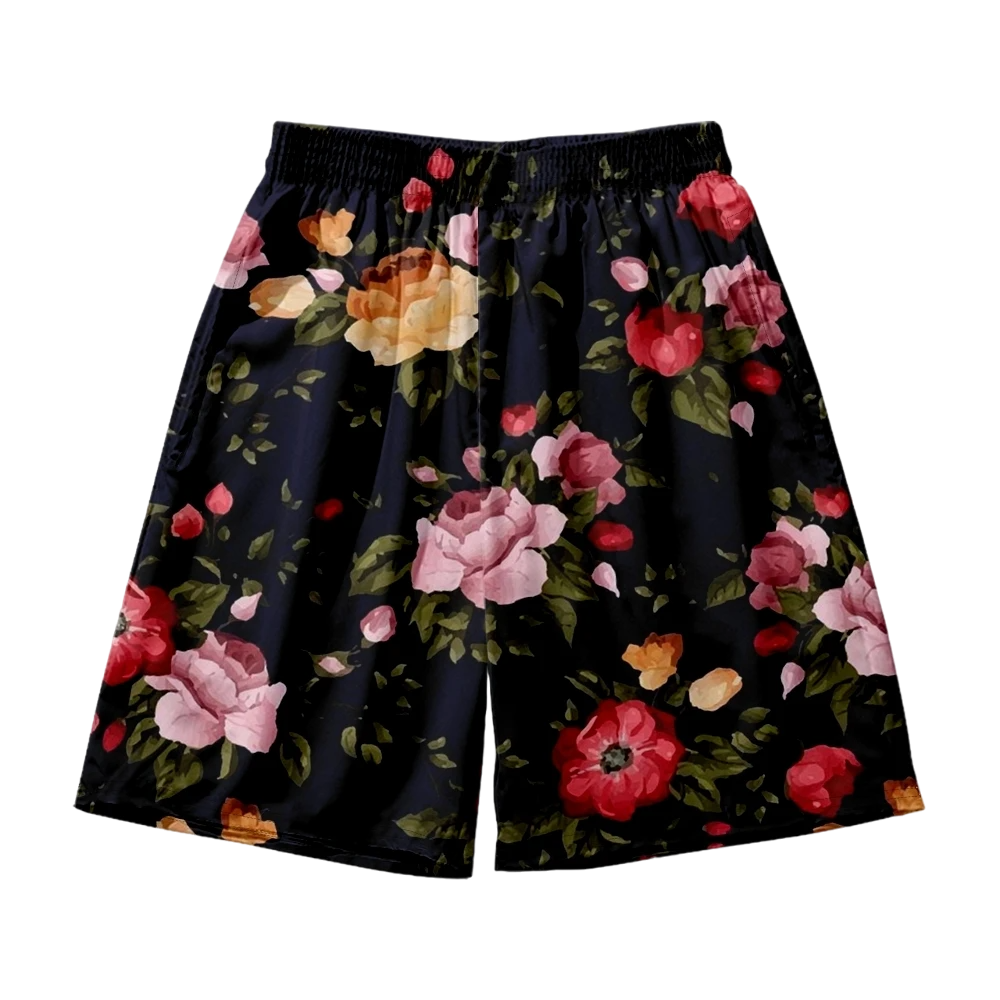 Flower Yukata Shorts