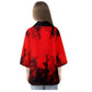 Red Flame Yukata Top