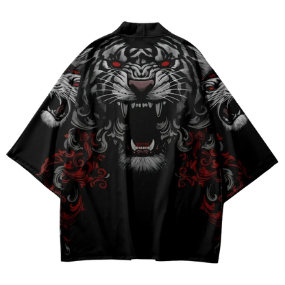 Black Tiger Yukata Top