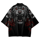 Black Tiger Yukata Top