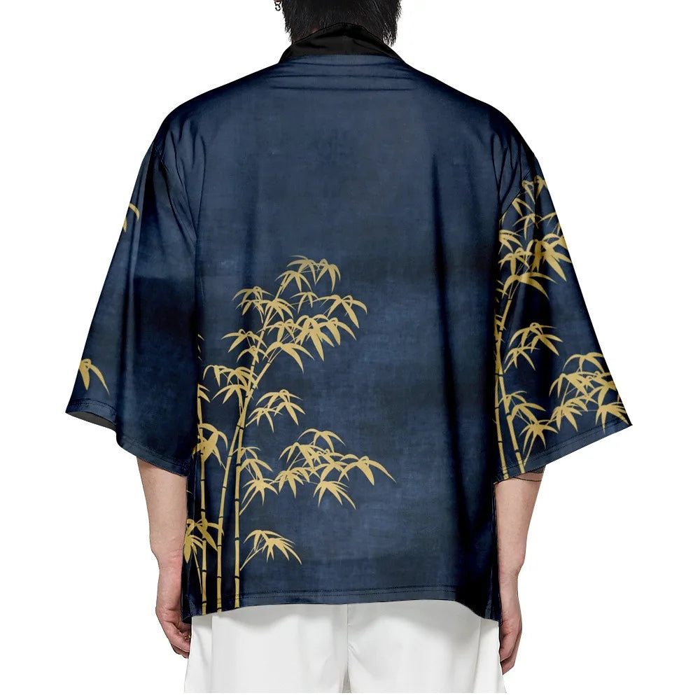 Palm Tree Yukata Top