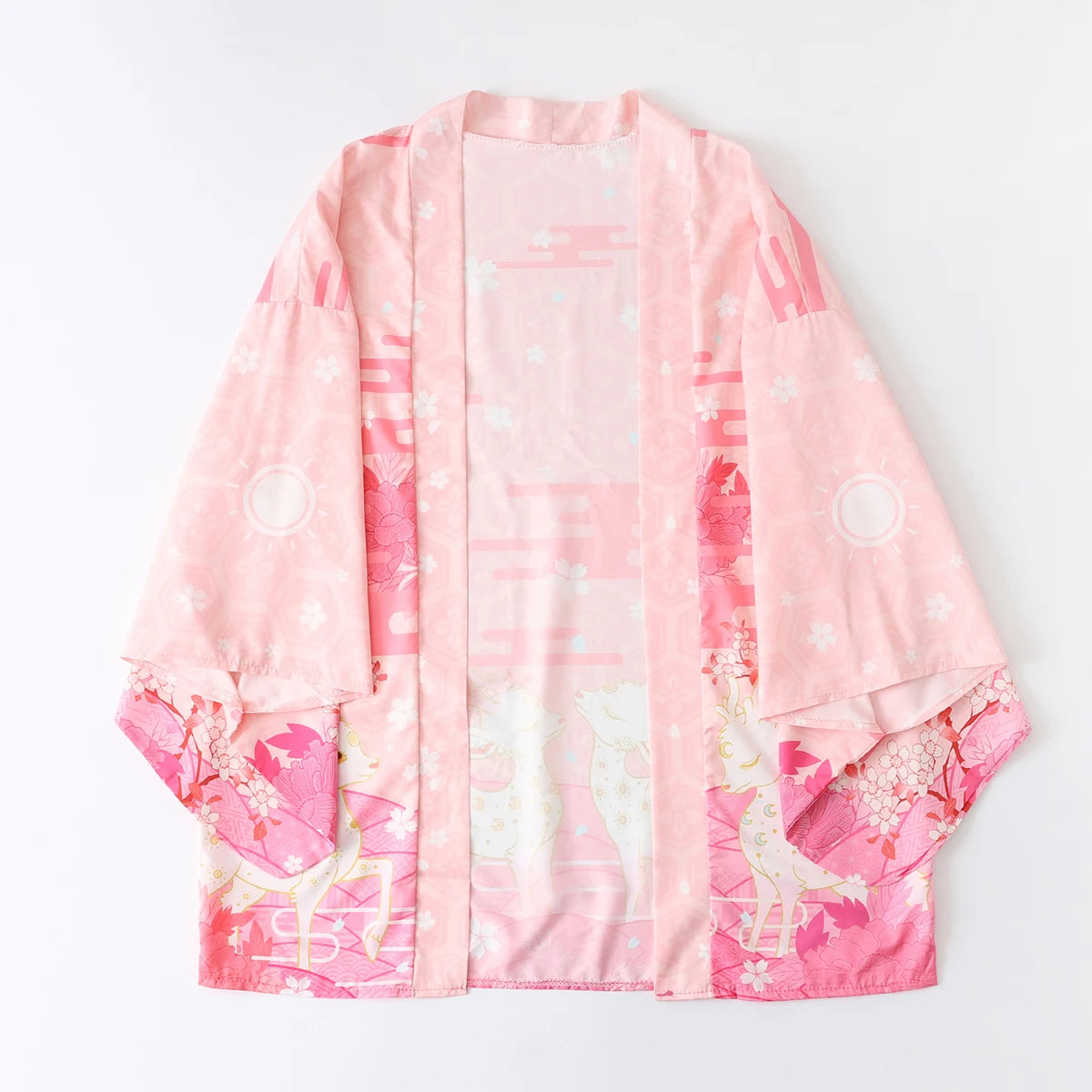 Pink Elk Yukata Top