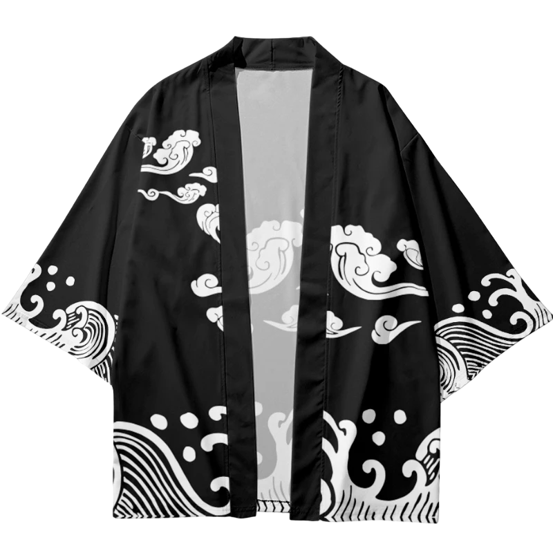 Cloud and Waves Yukata Top