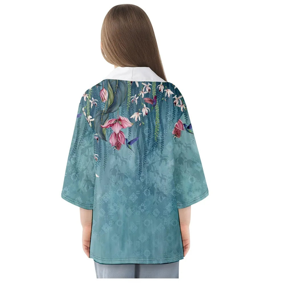 Flower Ocean Yukata Top