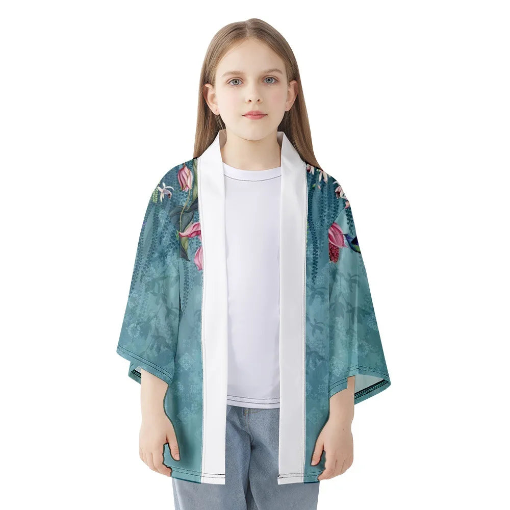 Flower Ocean Yukata Top