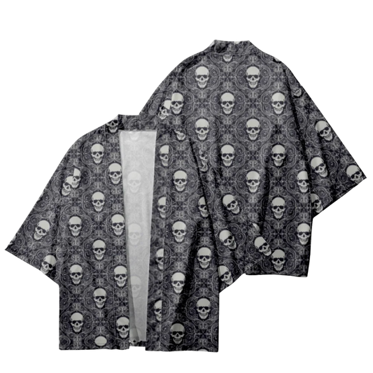 Skull Yukata Top