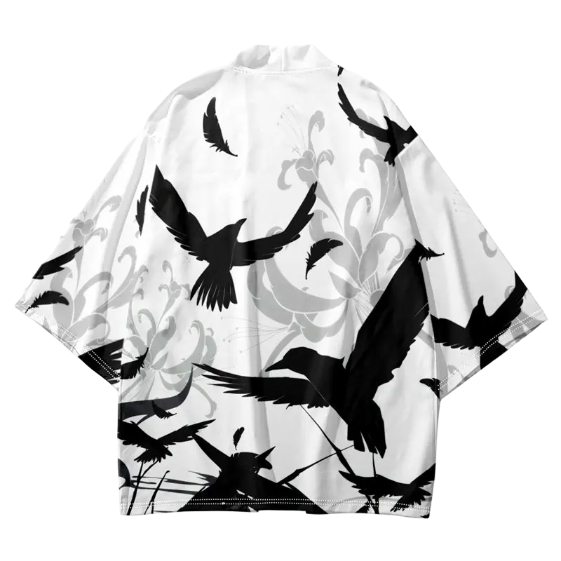 White Crow Yukata Top