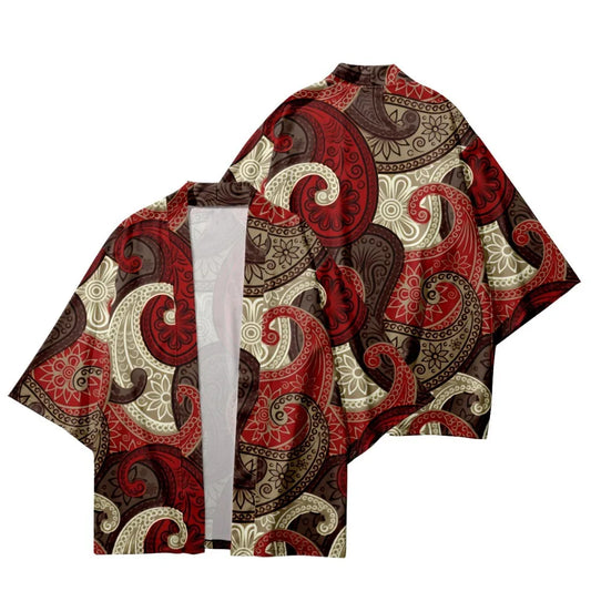 Red Tentacles Yukata Top