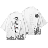 White Kitsune Yukata Top