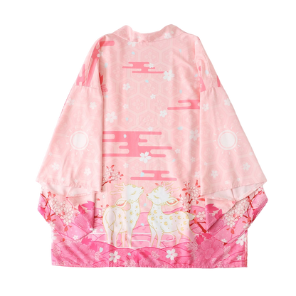 Pink Elk Yukata Top