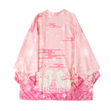 Pink Elk Yukata Top