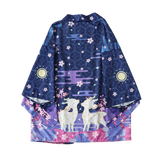 Blue Elk Yukata Top