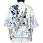 White Kitsune Mask Yukata Top