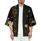 Crane Flowers Yukata Top