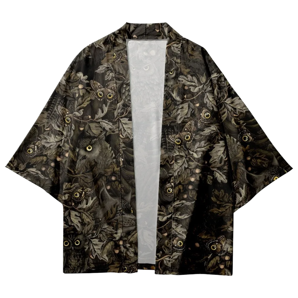 Owl Yukata Top