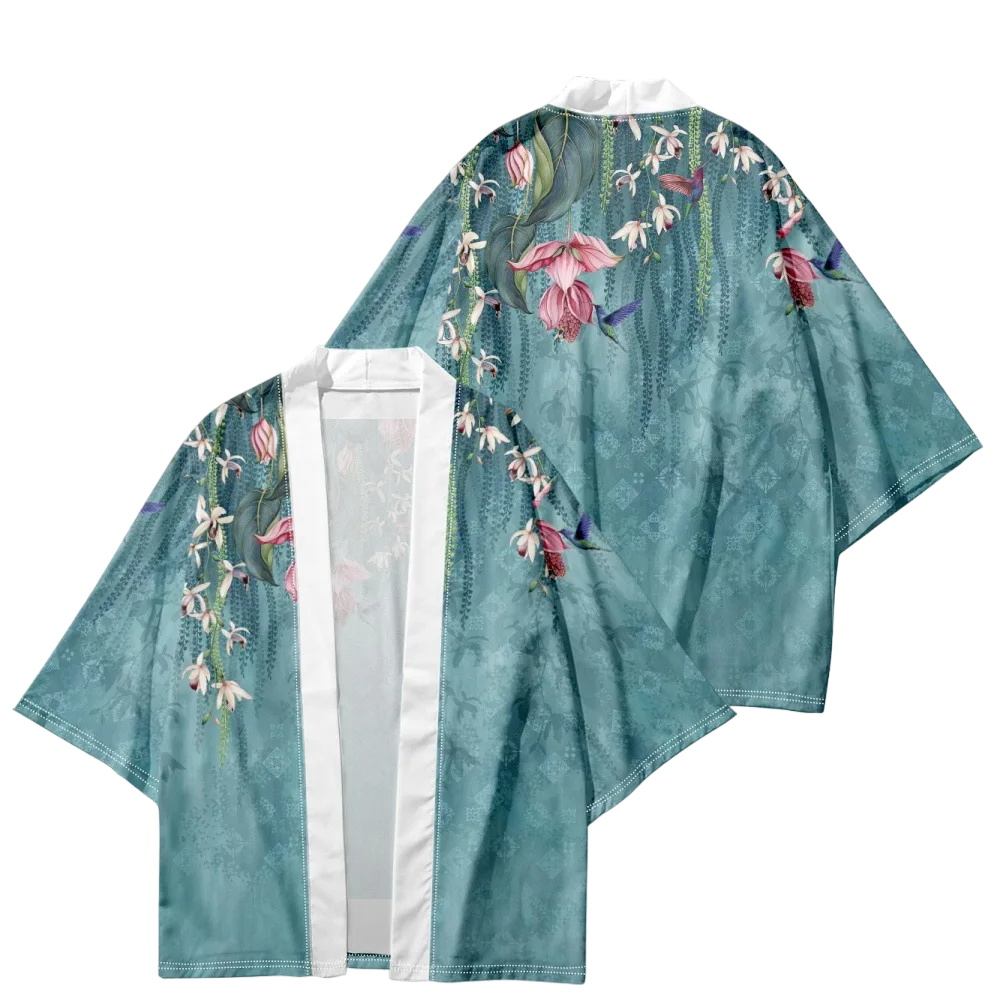 Flower Ocean Yukata Top