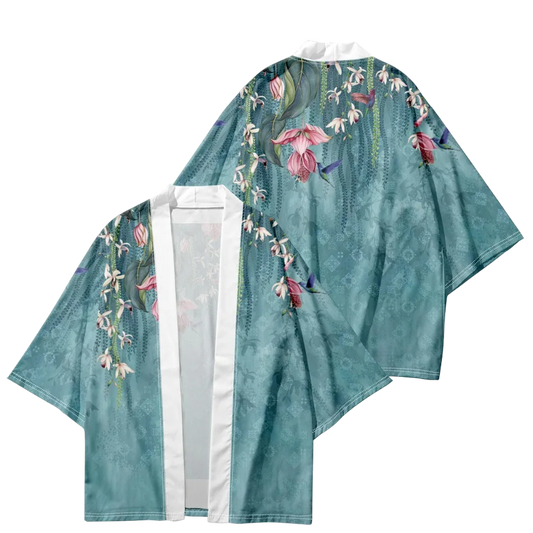 Flower Ocean Yukata Top