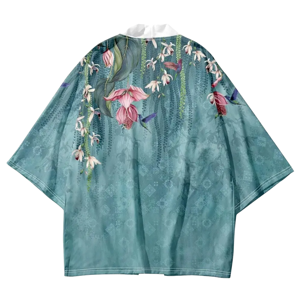 Flower Ocean Yukata Top