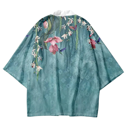 Flower Ocean Yukata Top