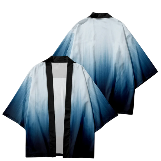 Blue Gradient Yukata Top