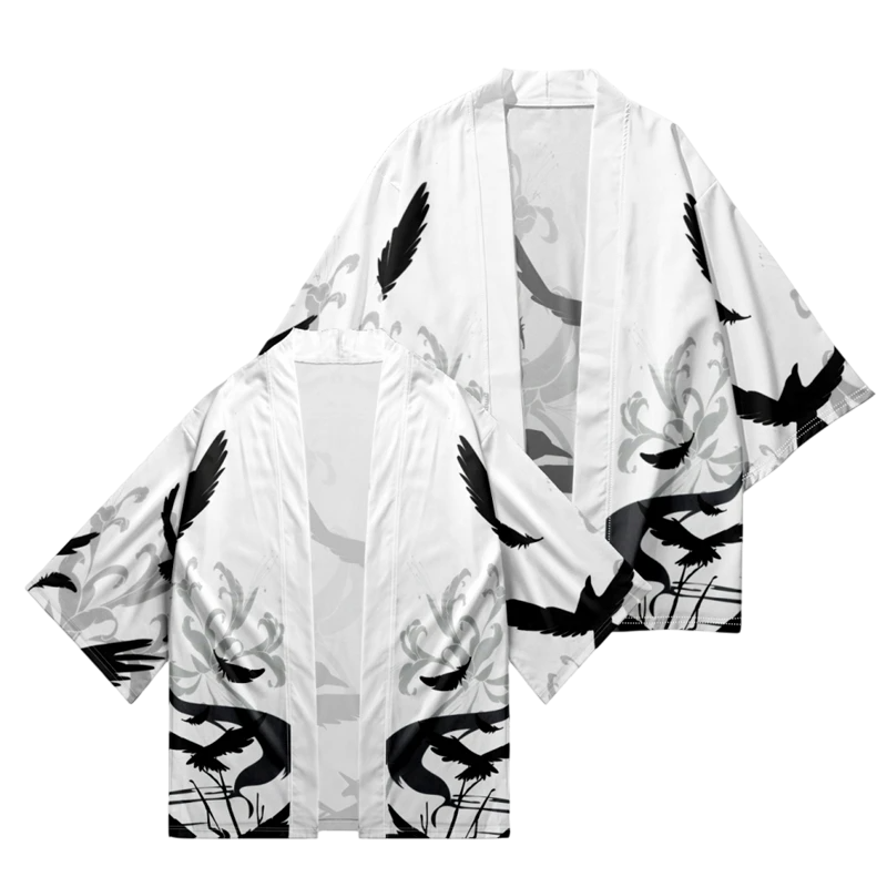 White Crow Yukata Top