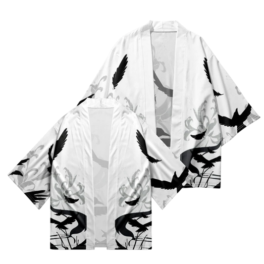 White Crow Yukata Top