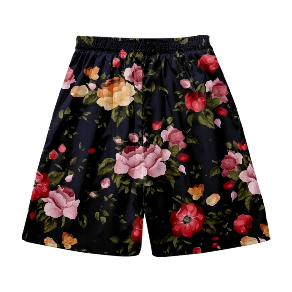 Flower Yukata Shorts