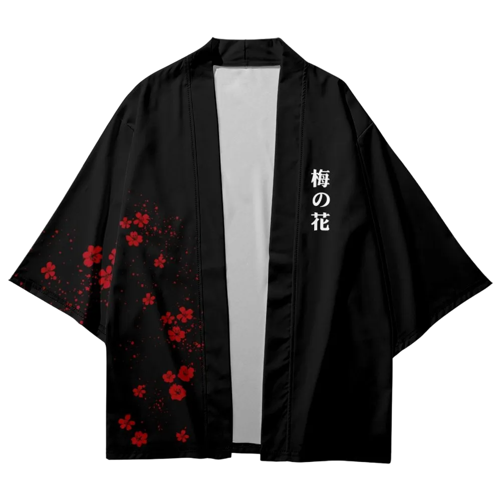 Plum Blossom Yukata Top