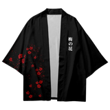 Plum Blossom Yukata Top